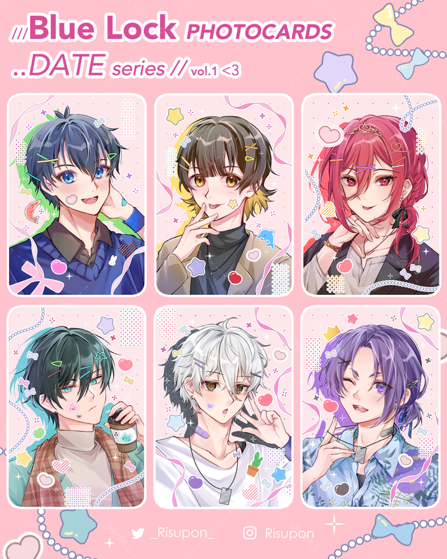 Blue Lock Date Series Vol. 1 Photocards