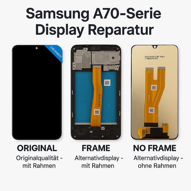 Samsung A70 - Serie Display Reparatur (A70 / A71 / A72)