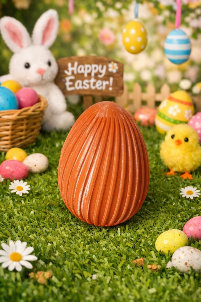 🥚 Œuf de Pâques Décoratif – Création Originale