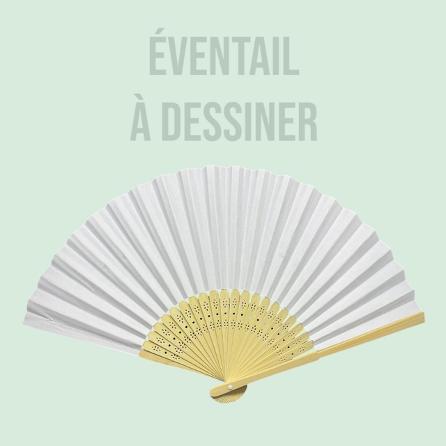 Éventail à dessiner