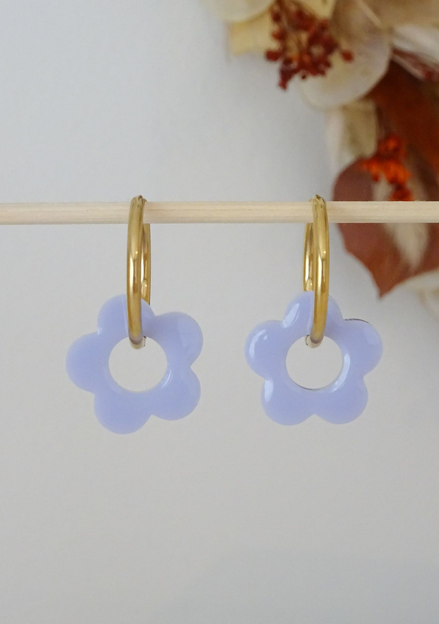 Petite fleur : bleu clair