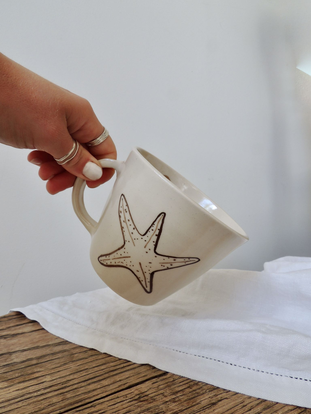 Large coffee mug | Starfish