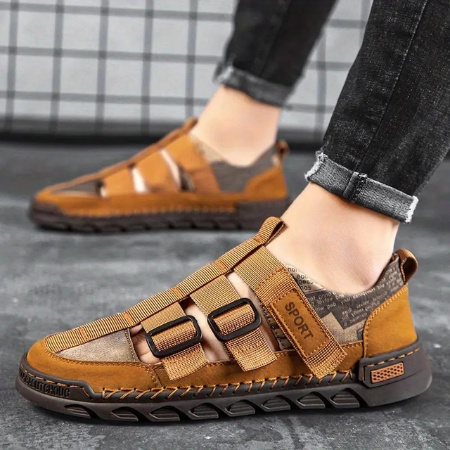 Men's Slip-On Closed-Toe Sandals