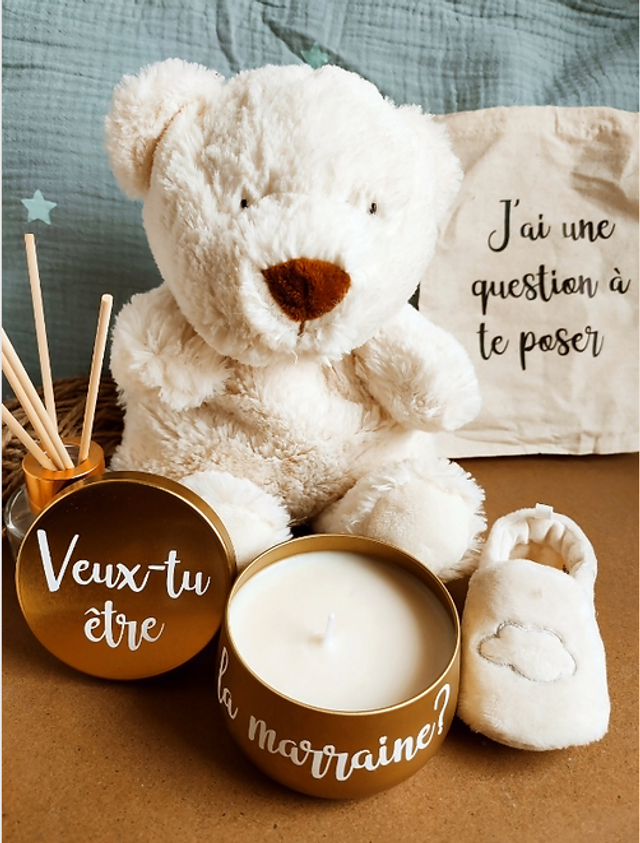 Bougie parfumée Veux-tu être la marraine ? 190g