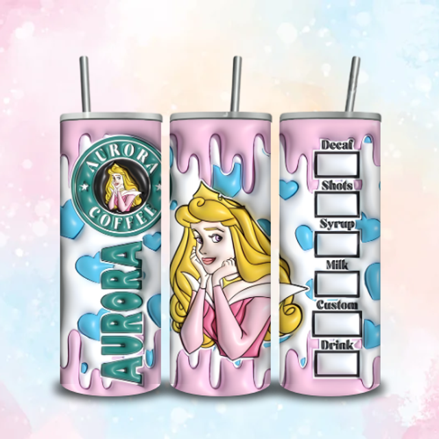 Tumbler Starbuck 3D Aurore