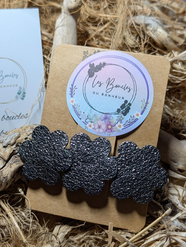 Barrette gris métallisé b001