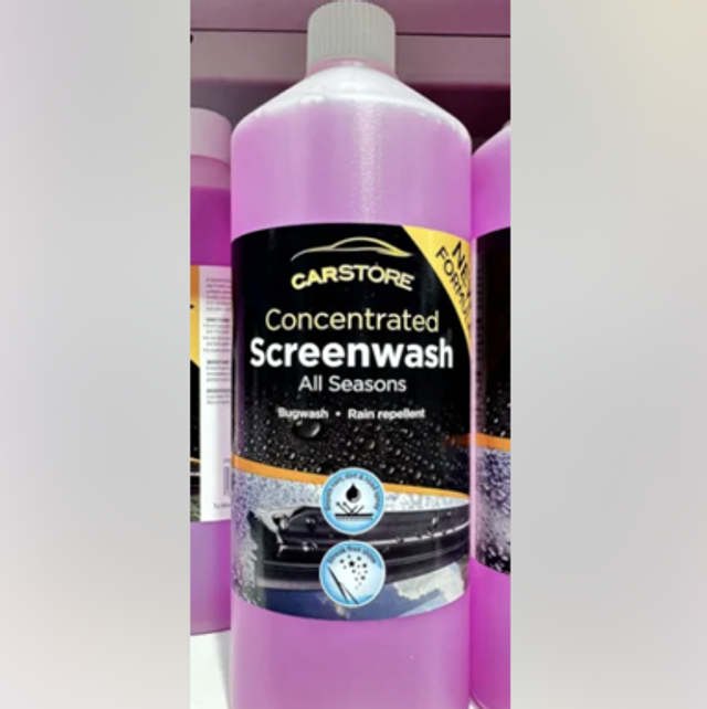 Concentrated screenwash   