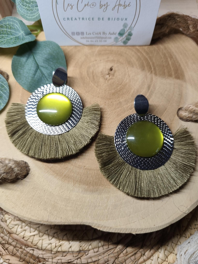 BO BOHEME ARG./ POMPONS KAKI 0001010