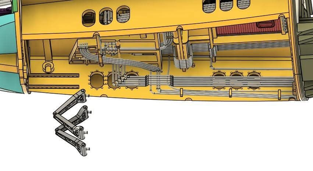 1/48 B-26 Marauder front wheel well for ICM ref: ED-48008