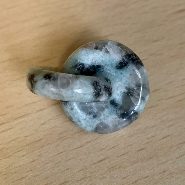 Kiwi Jasper Chain link Gemstone Crystal