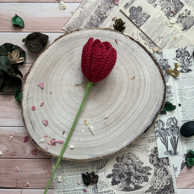 Tulipe ouverte (personnalisable pour créer votre bouquet)