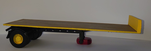 24&#039; Articulated Flatbed Trailer