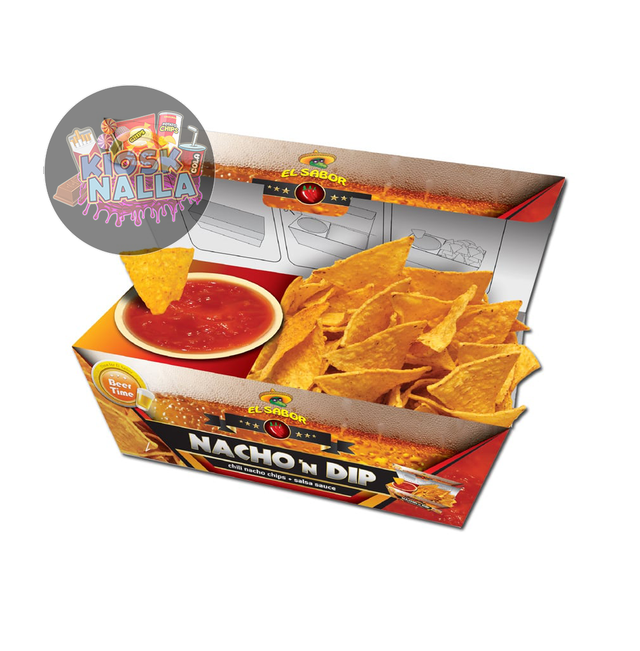 Nacho 'n Dip, Tortilla Chili Chips mit Käse Dip 175g