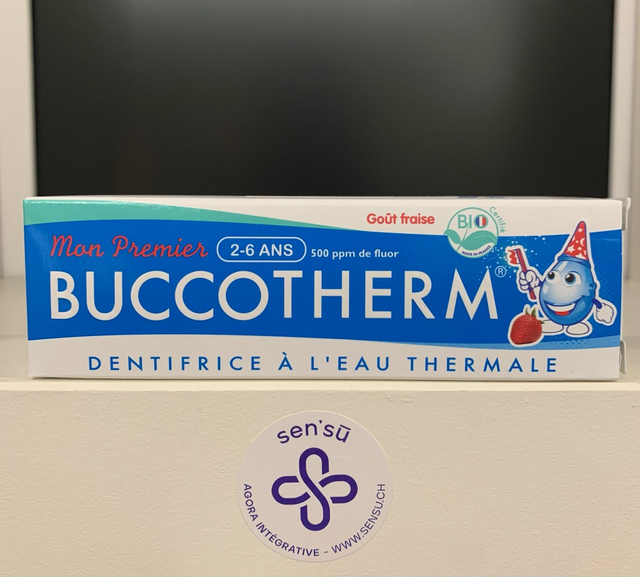 BUCCOTHERM gel dentifrice 2-6ans fraise BIO 50 ml