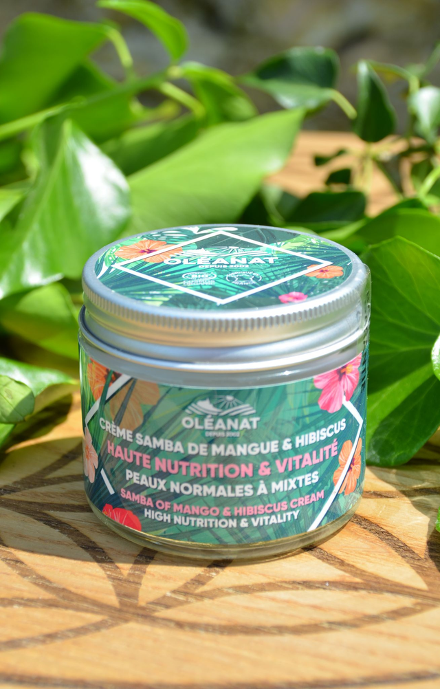 Oléanat crème Samba de mangue et Hibiscus BIO
