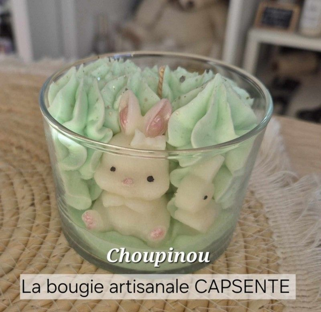 Bougie Chocolat &quot;Choupinou&quot;