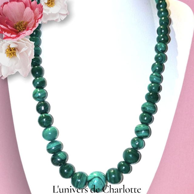 Collier &quot;Malachite&quot; RARE