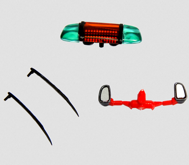  Racebaan - Carrera Evolution/D132 Vervangings onderdelen set auto - 89736 Mini WRC No.55 - 27406, 30615