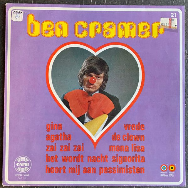 Ben Cramer - Veel Liefs Van ... Ben Cramer (LP)
