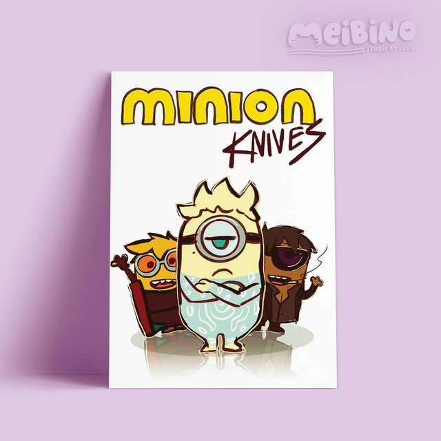 print - minion knives