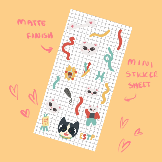 Stray Kids Deco Stickersheet | Hyunjin Jiniret