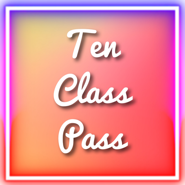 Ten Class Pass