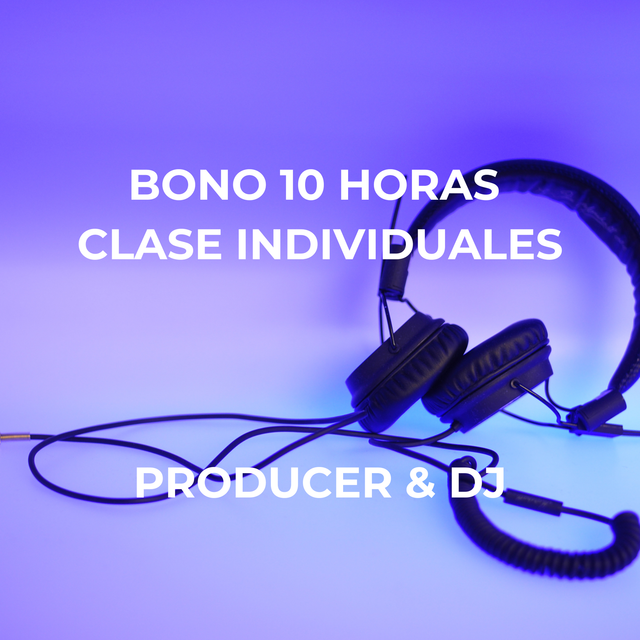 Bono 10 horas clases individuales producción musical