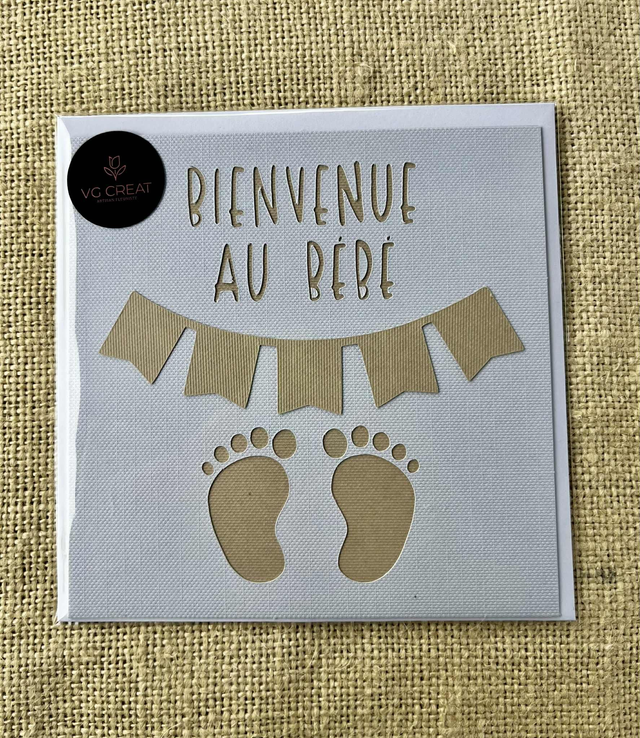 CARTE BIENVENUE AU BEBE 