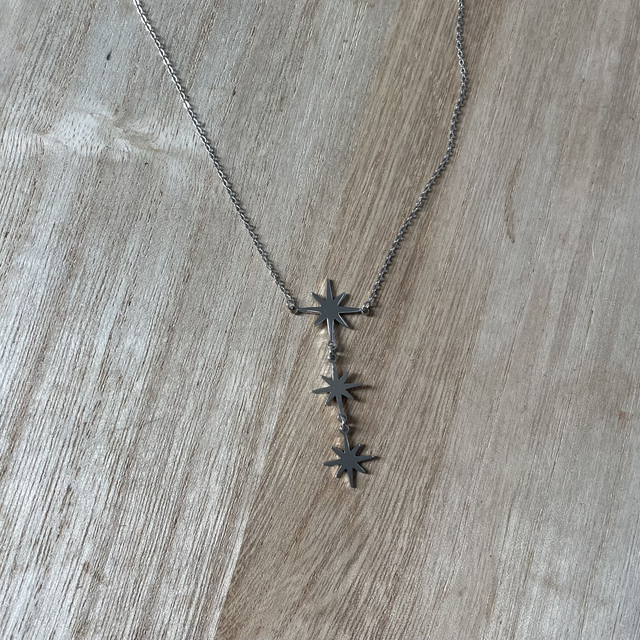 Collier Étoiles Argenté 