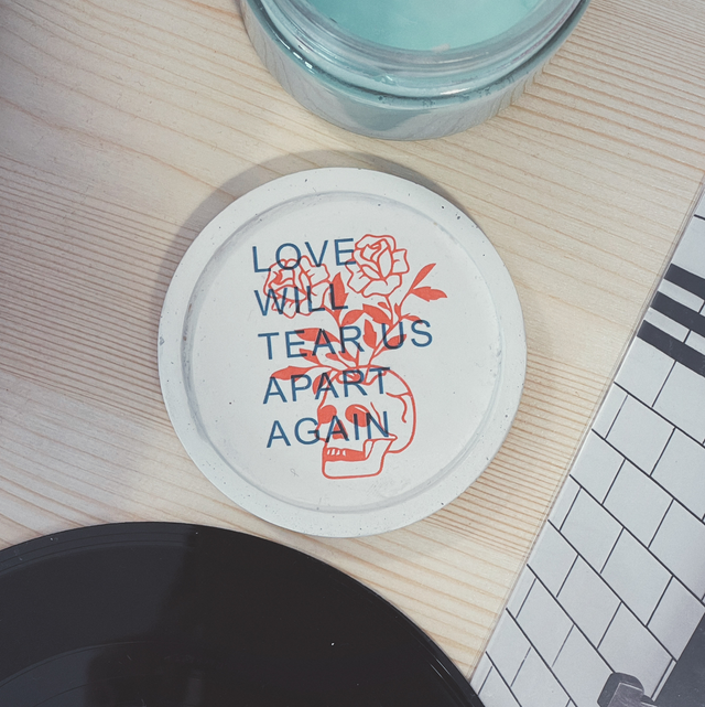 Piattino Overprint Joy