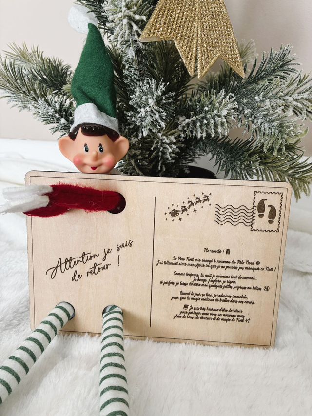 Carte Lutin "Je suis de retour"