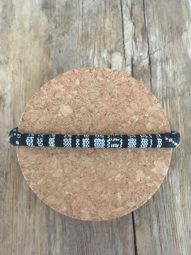 BRACELET ROND NOIR & BLANC