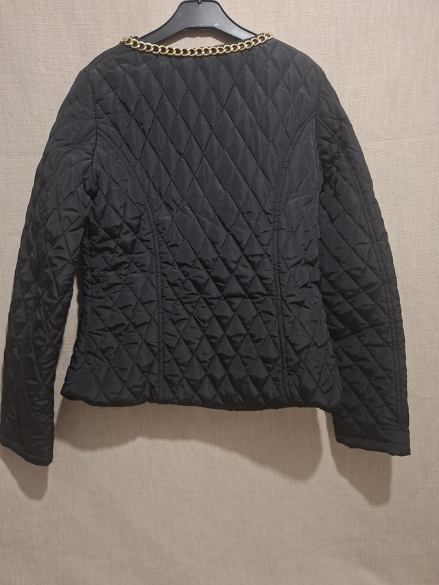 Veste matelassée chaîne dorée taille S (36)