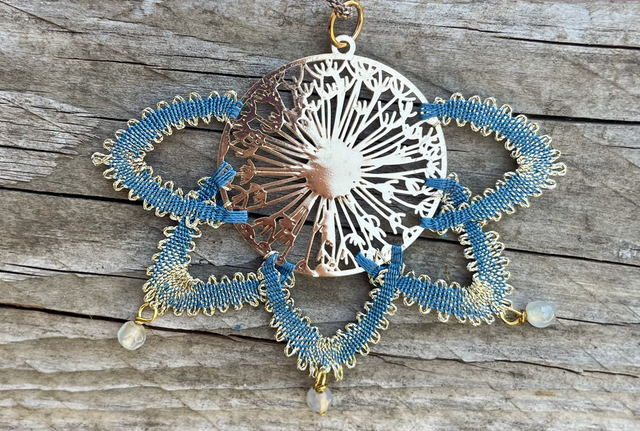 Pendentif Inca bleu
