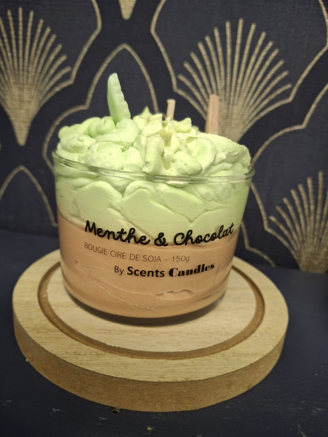 Bougie gourmande Menthe Chocolat