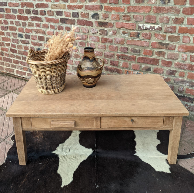 Table basse 2 tiroirs