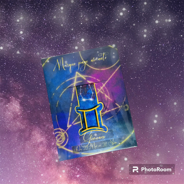 Marque pages magnétique Gémeaux