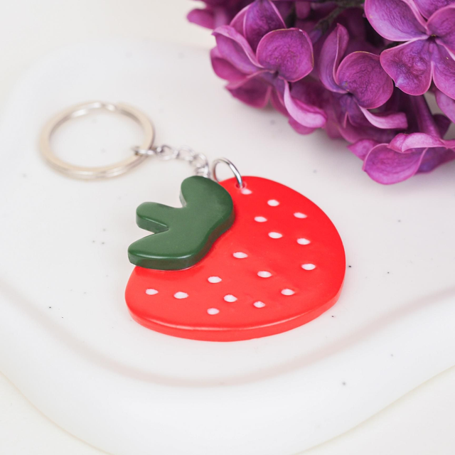 Porte clé - Fraise