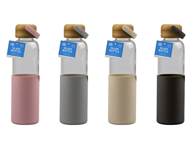 Glass Water Bottle (500ml)