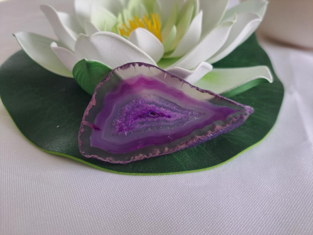 Petite tranche d'agate 