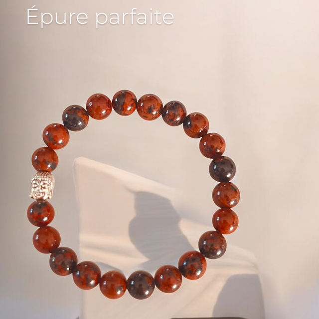 Concentration - Stabilité émotionnelle - Obsidienne Acajou Chakra Racine