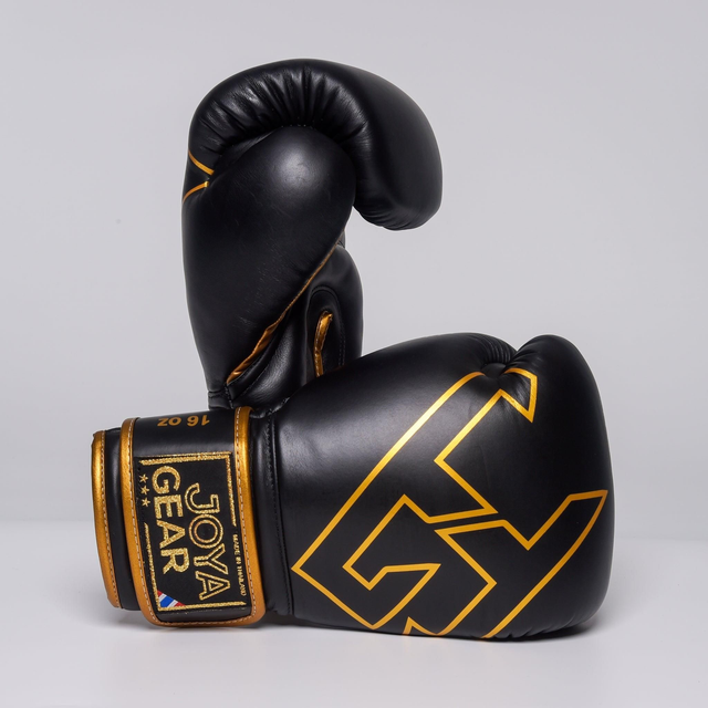 Joya Strike (Kick) Bokshandschoenen - Zwart/Goud