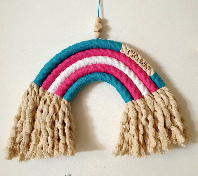 Arc en ciel trans (taille L)