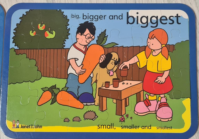 Janet and John Star Kids vintage educational jigsaw big small