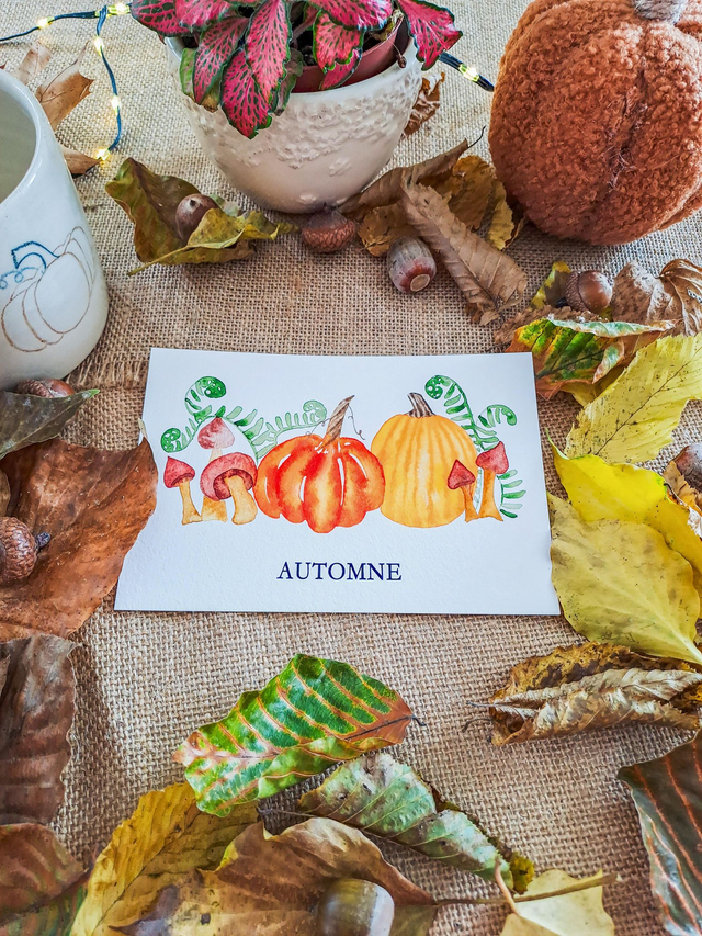 Carte Automne 