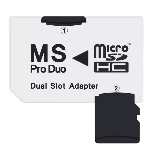 Adaptador Doble Micro USB a Memory Stick Pro PSP