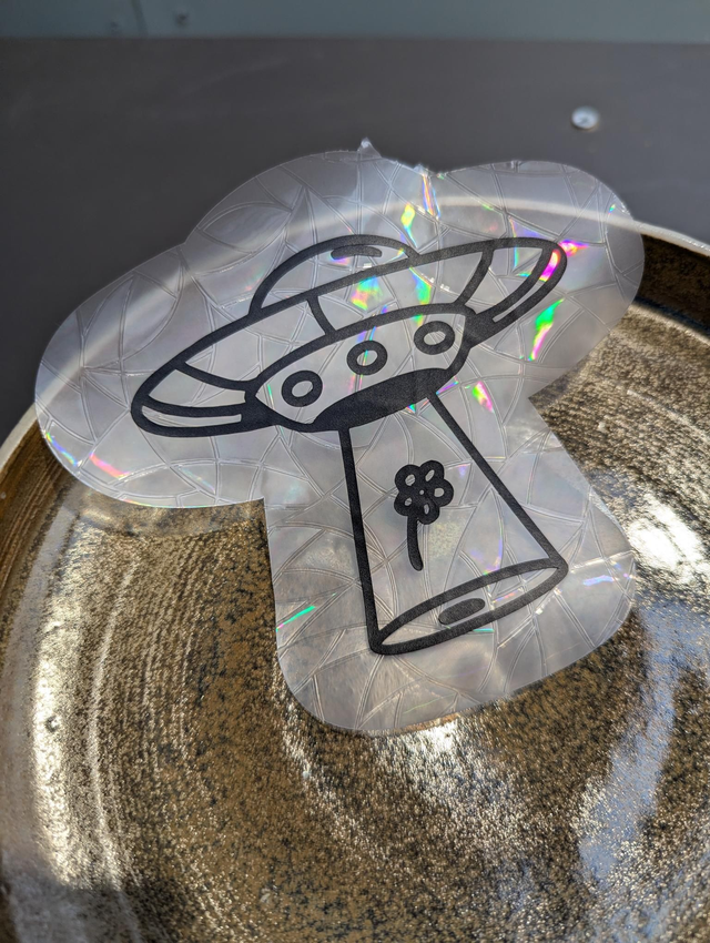 Suncatcher stickers &quot;Soucoupe&quot;