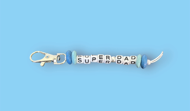 Super Dad Keychain/Bagcharm