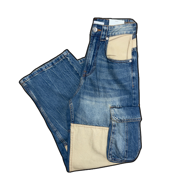 Bershka Patch Jeans *NEW* - W28/L28