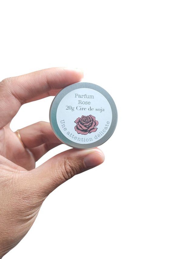 Bougie parfumée à la rose 20g